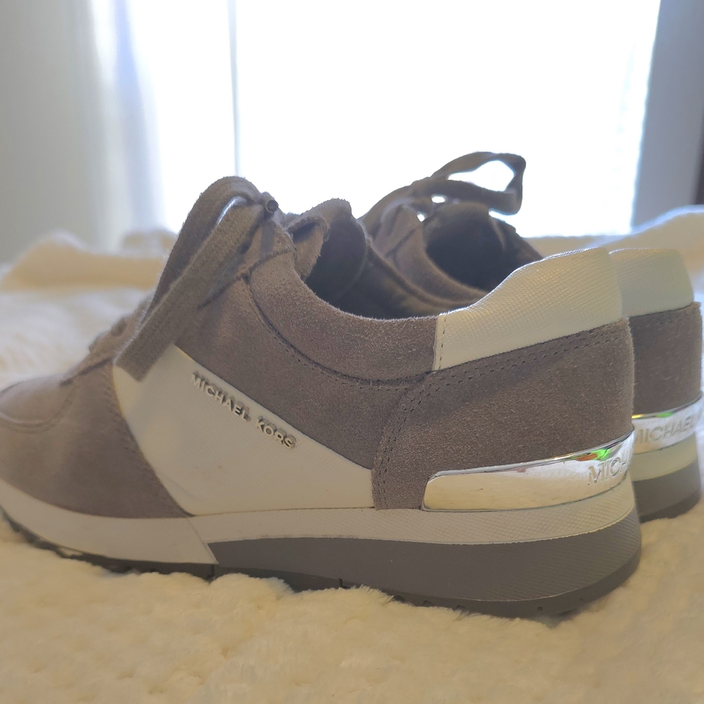 Michael Kors Gray and White Sneakers